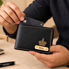 Personalized Royal Wallet, Keychain & Pen Gift Set