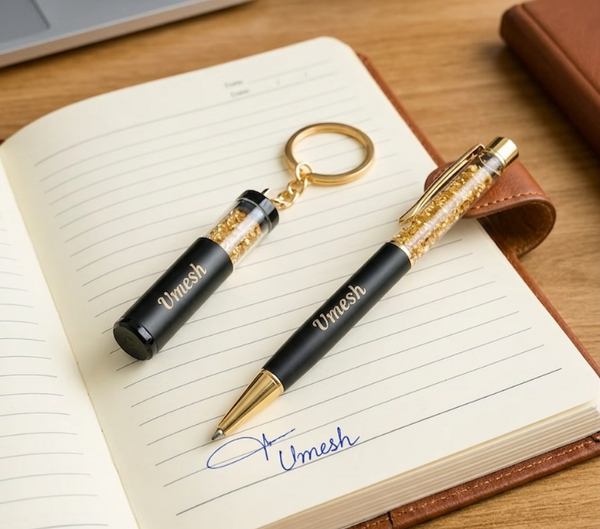 Personalized Gift Set for Brother – Pen & Keychain