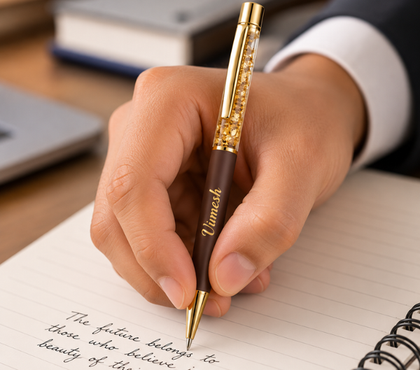 Personalized Metal Pen – Custom Name Engraved, Assorted Colours