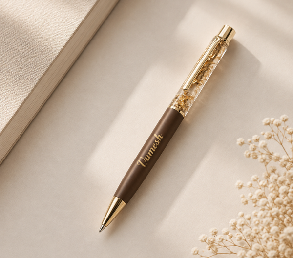 Personalized Metal Pen – Custom Name Engraved, Assorted Colours