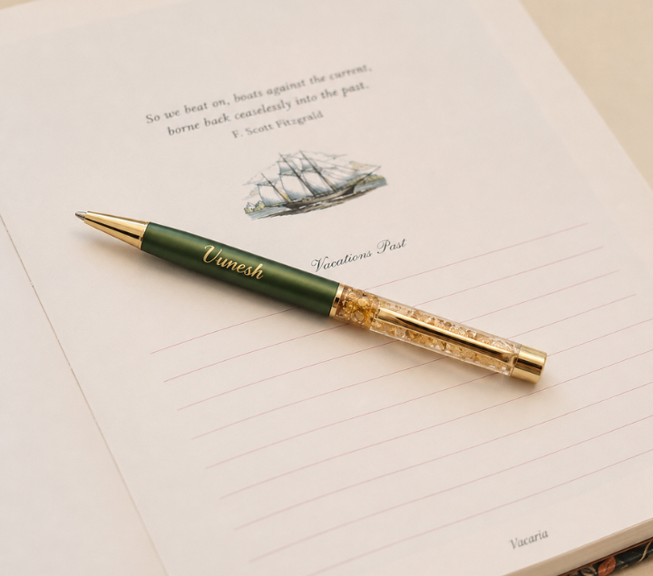 Personalized Metal Pen – Custom Name Engraved, Assorted Colours