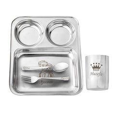 Personalized Steel Thali Set – personalized gift