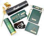Personalized Gift Hamper Set – Wallet, Bottle & Passport Cover – detail 2