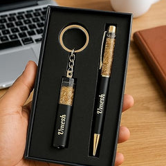 Personalized Gift Hamper Set – Pen & Keychain – detail 2