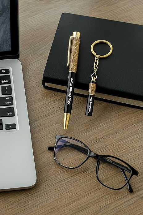 Personalized Gift Hamper Set – Pen & Keychain – detail 3
