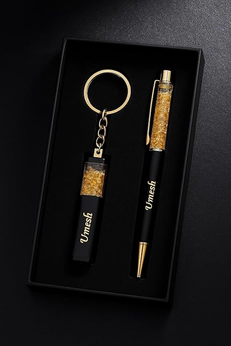 Personalized Gift Hamper Set – Pen & Keychain – detail 4