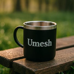 Personalized Steel Coffee Mug – personalized gift