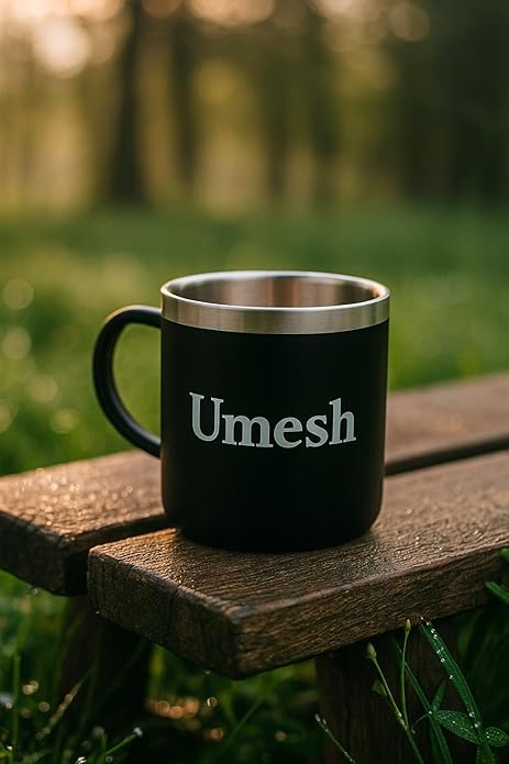 Personalized Steel Coffee Mug – personalized gift