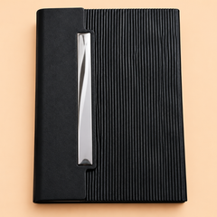 Marvel A5 Premium Ribbed Notebook with Metal Engraving Plate