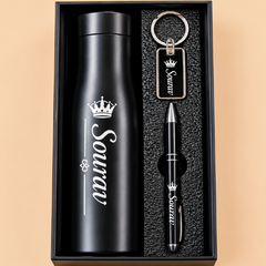 Personalized Bottle & Pen Gift Set