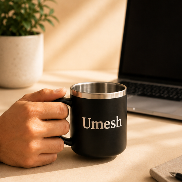 Personalized Steel Coffee Mug