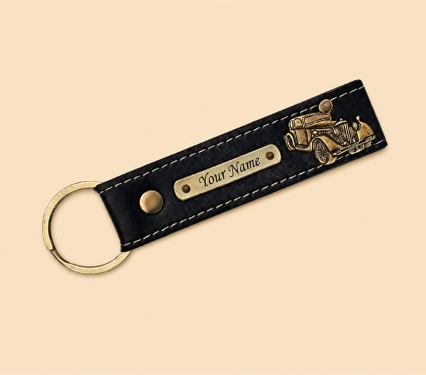 Personalized Keychain – Custom Name Key Ring, Assorted Colours