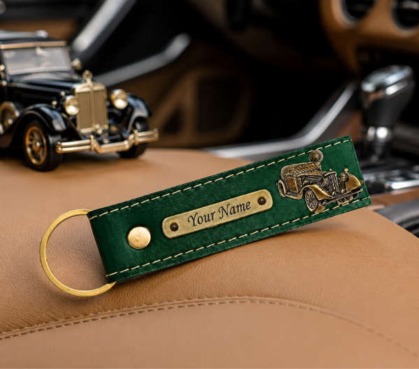 Personalized Keychain – Custom Name Key Ring, Assorted Colours
