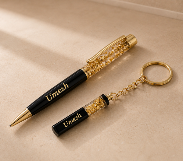 Personalized Gift Set for Brother – Pen & Keychain