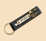 Personalized Keychain – Custom Name Key Ring, Assorted Colours