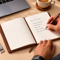 Personalized Men's Office Gift Hamper – Pen, Keychain & Diary, Assorted Colours