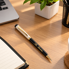 Personalized Black & Gold Luxury Ballpoint Pen