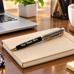 Personalized Black & Gold Luxury Ballpoint Pen