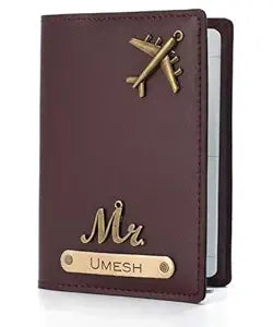 Custom Name Passport Cover for Men & Women