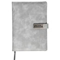 Personalized Leather Diary with Name Plate | Customizable Diary with Magnetic Lock