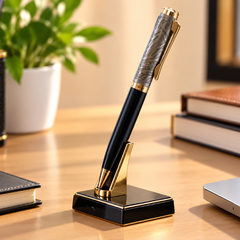 Personalized Black & Gold Luxury Ballpoint Pen