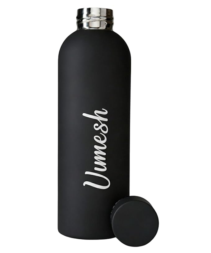Personalized Name Engraved Stainless Steel Water Bottle 500ml Gift