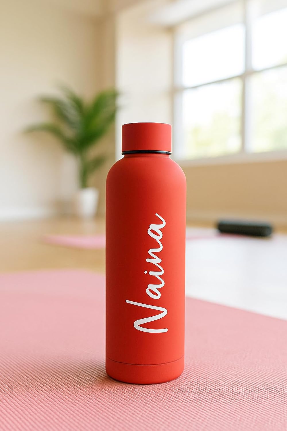 Personalized Name Engraved Stainless Steel Water Bottle 500ml Gift