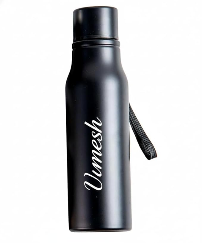 Personalized 500ML Stainless Steel Water Bottle – Metal Finish