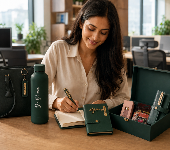 Personalized Women's Gift Hamper – Everyday Essentials Combo