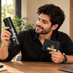 Personalized Gift Set – Wallet, Bottle, Pen & Keychain