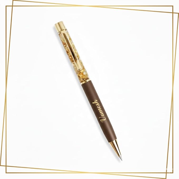 Personalized Pen with Name Engraved I Metal Classy Customized Roller Ball Pens I