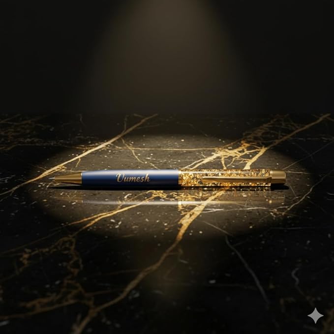 Personalized Pen with Name Engraved I Metal Classy Customized Roller Ball Pens I