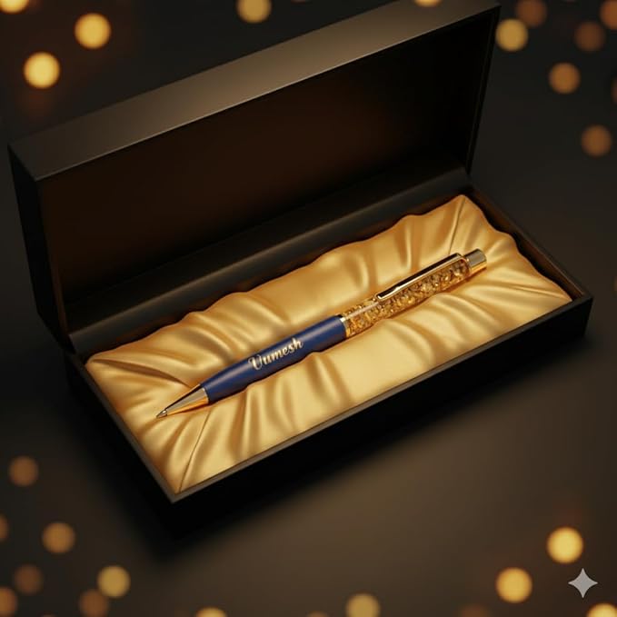 Personalized Pen with Name Engraved I Metal Classy Customized Roller Ball Pens I