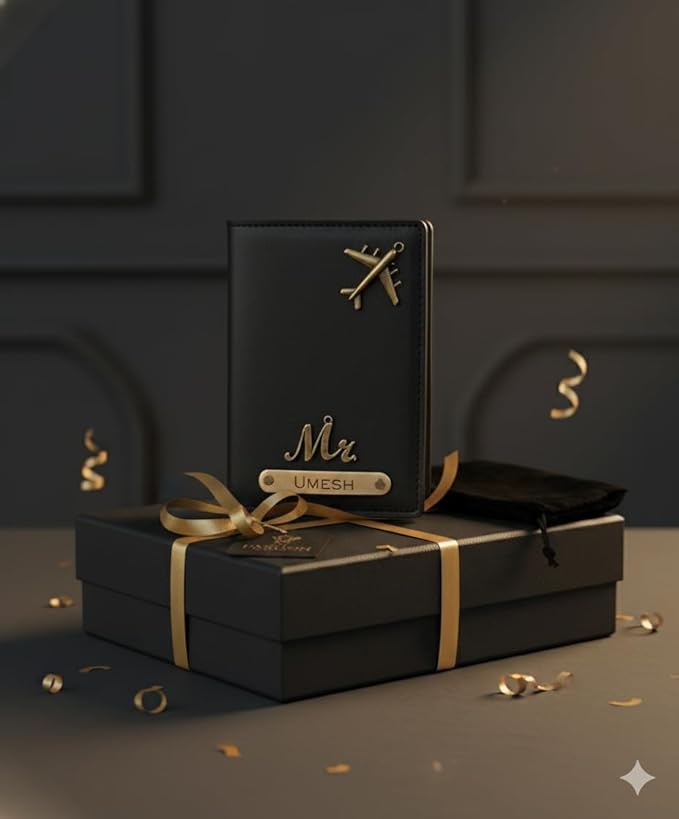 Custom Name Passport Cover for Men & Women