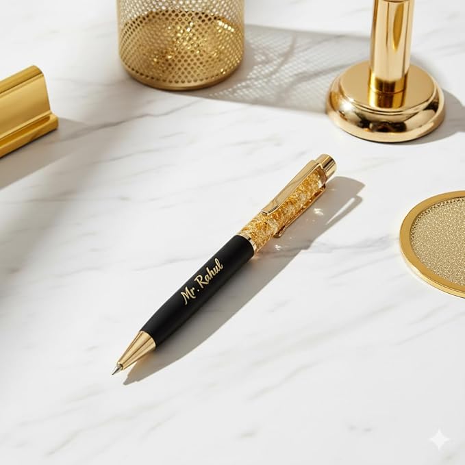 Personalized Pen with Name Engraved I Metal Classy Customized Roller Ball Pens