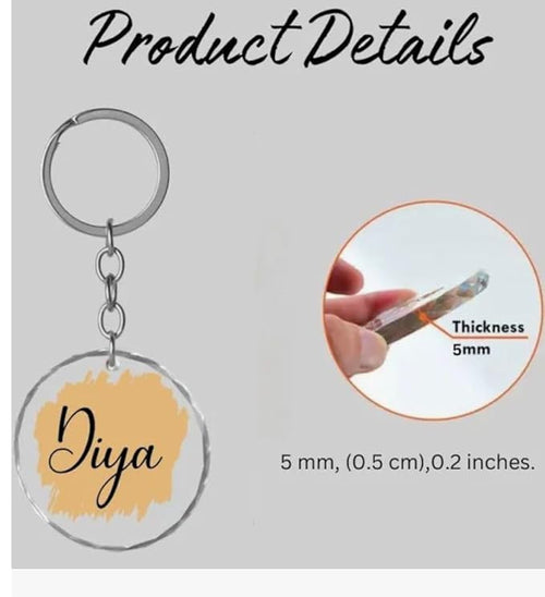 Personalized Couple Keychain – detail 2