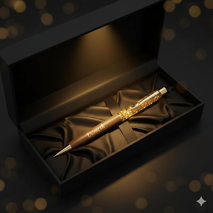 Personalized Pen with Name Engraved I Metal Classy Customized Roller Ball Pens I