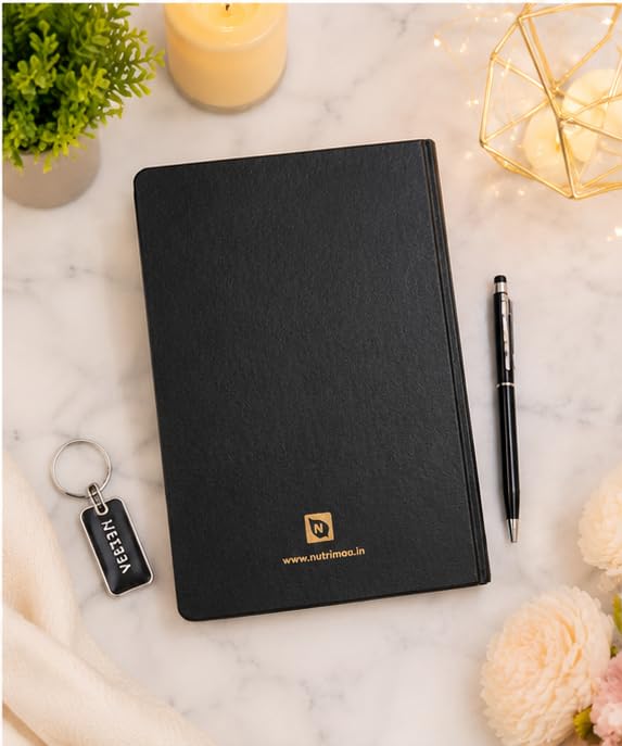 Personalized A5 Notebook Gift Set with Pen & Keychain | Custom Name & Logo Hardcover Diary for Office, Travel, Journaling & Gifting