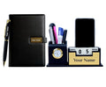 Personalized Diary, Pen & Desk Organizer Combo