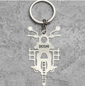 Personalized Stainless Steel keychain with 'I LOVE YOU'design with Name engraved - Best Gifting Choice for Couples, Ideal for Birthdays, Anniversaries,& Special Occasions.