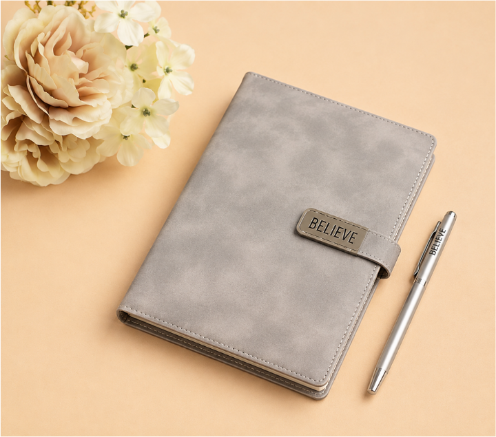 Personalized Gift Hamper Set – Pen & Diary