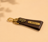 Personalized Keychain – Custom Keepsake, Brown
