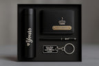 Personalized Gift Hamper Set – Wallet, Bottle & Passport Cover – detail 2