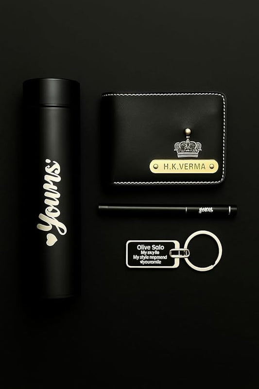 Personalized Gift Hamper Set – Wallet, Bottle & Passport Cover – detail 6