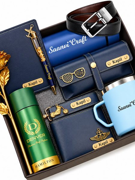 Personalized Men's Gift Hamper Set – Everyday Essentials Combo