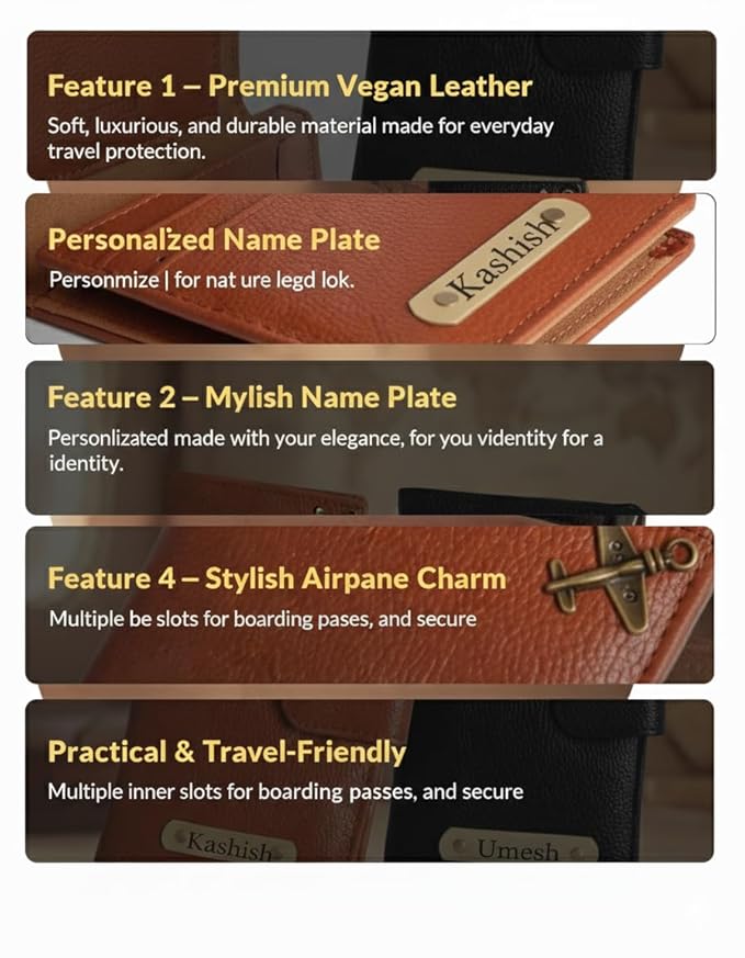 Customised Engraved Passport with Name |
