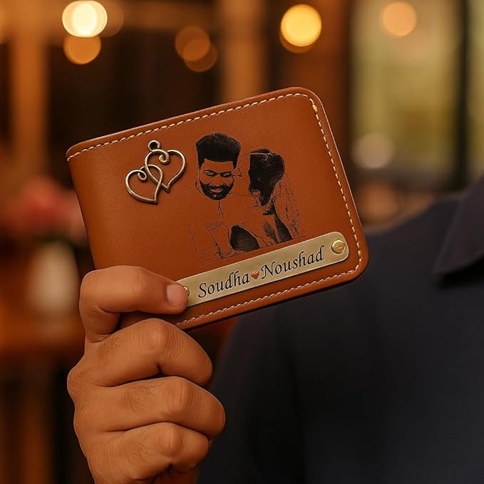 our Name Customized Leather UnisexMen's Wallet