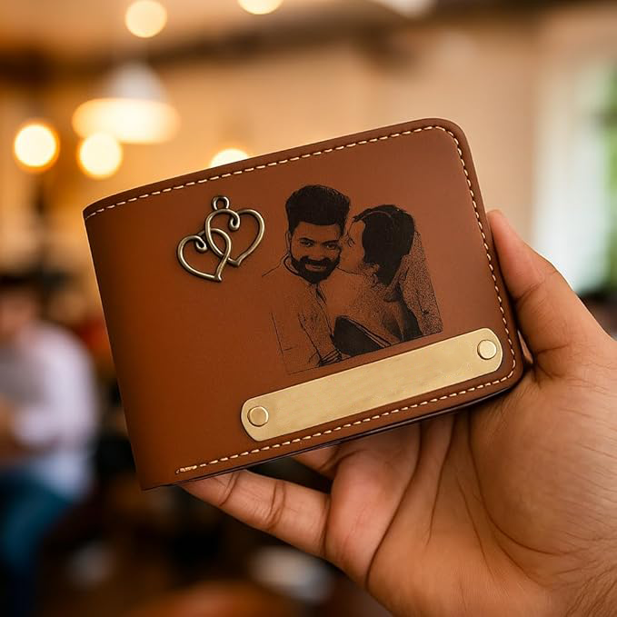 our Name Customized Leather UnisexMen's Wallet