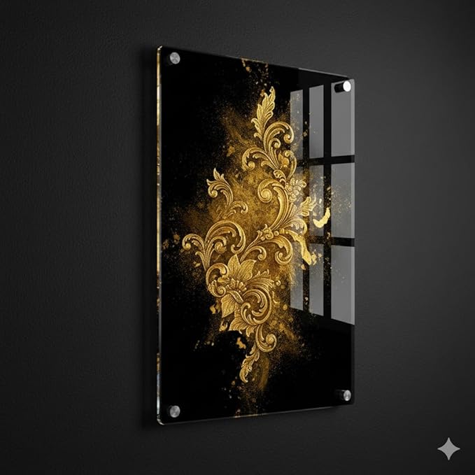 Customized Acrylic UV Print Photo Frame | 3mm & 5mm Thick Glossy Wall Mount(5mm(18x24inch), Vertical)