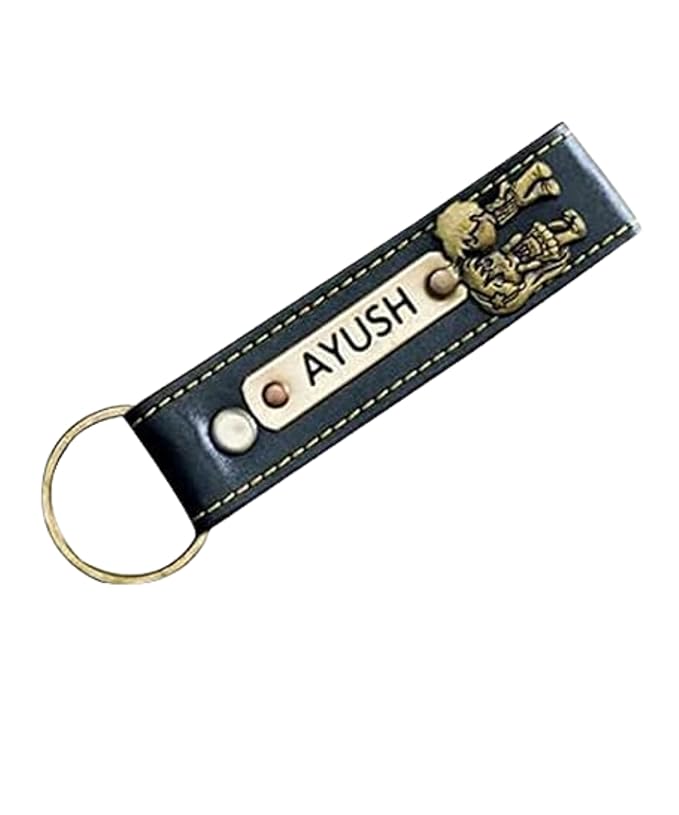 Your Name Customized LeatherKey Chain,
